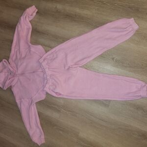Adidas Pink Sweatpants Set